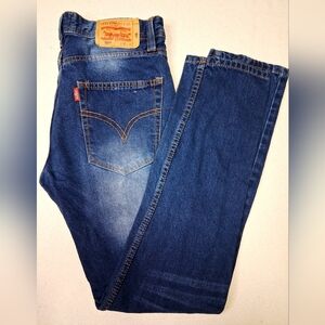 Levi 501 Classic Indigo Straight Jeans